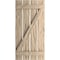 Ekena Millwork Rustic Four Board Spaced Board-n-Batten Riverwood Faux Wood Shutters w/Z-Board, 23 1/2W x 64H, PR SHUBSZ23X64RWPR - alternate 18